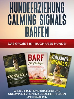 cover image of Hundeerziehung / Calming Signals / Barfen